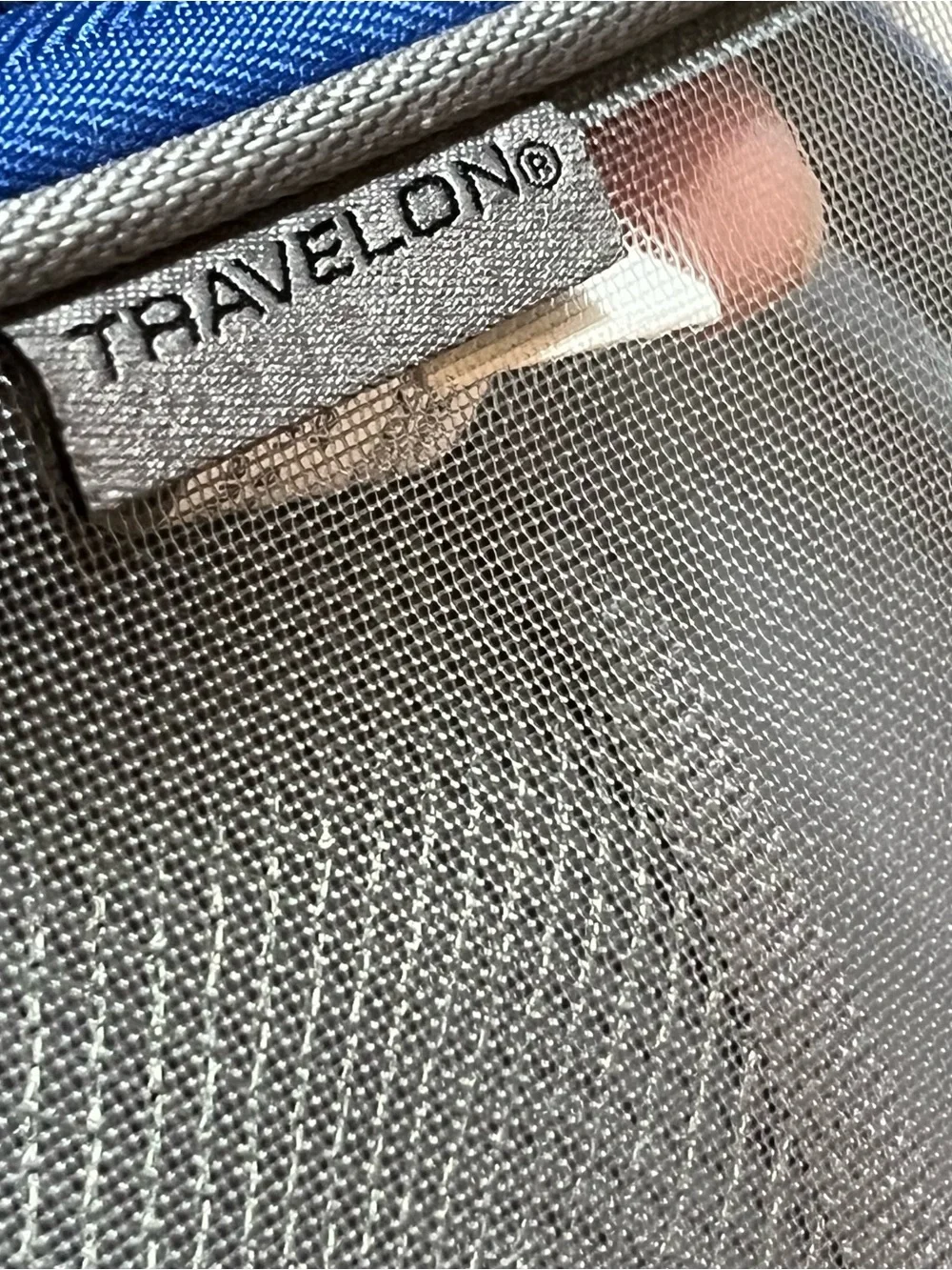 Travelon Blue and Gray Mesh Travel Packing Cube Organizer 02-25